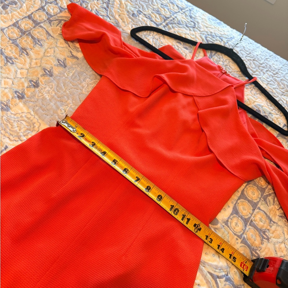 Maggy‎ London Coral Dress | Size 0 | Like New - Picture 10 of 12
